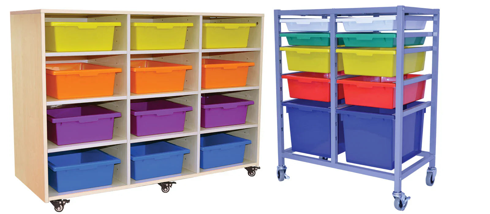 Elizabeth Richards Mobile Storage and Tote Tray Trolleys