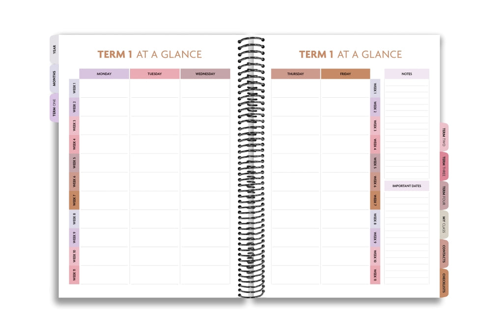 2025 Elizabeth Richards Teacher Planner